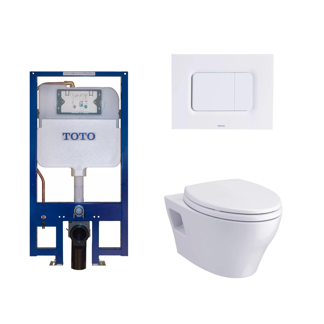 TOTO EP Wall Hung Toilet & In-wall Tank System 1.28/0.9 GPF