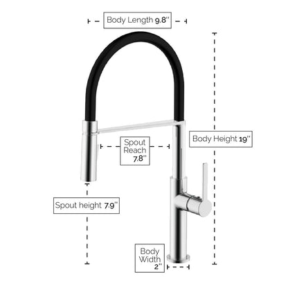 VISENTIN Pull-Out Kitchen Faucet