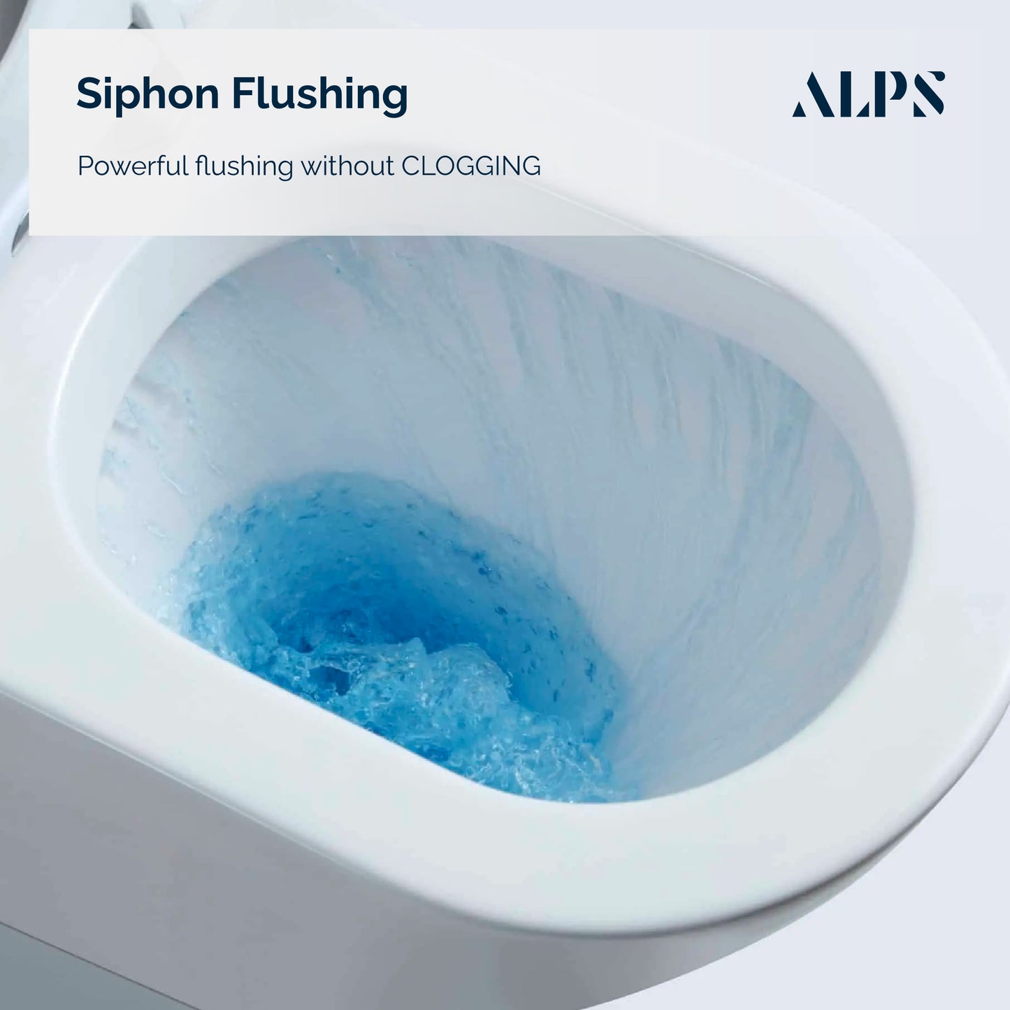 Alps Wall Hung Toilet 1.1/1.6 GPF KW-9003W