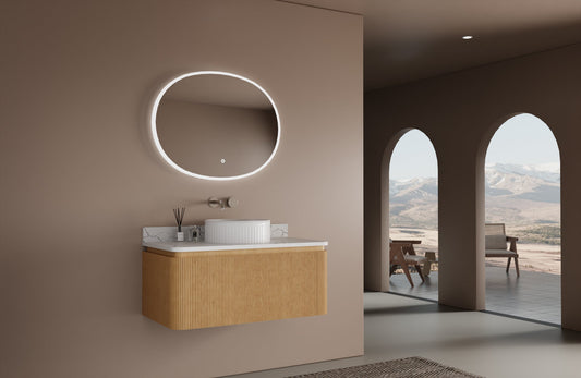 Athens Wall - Mount Single Sink Bathroom Vanity - Golzar Home