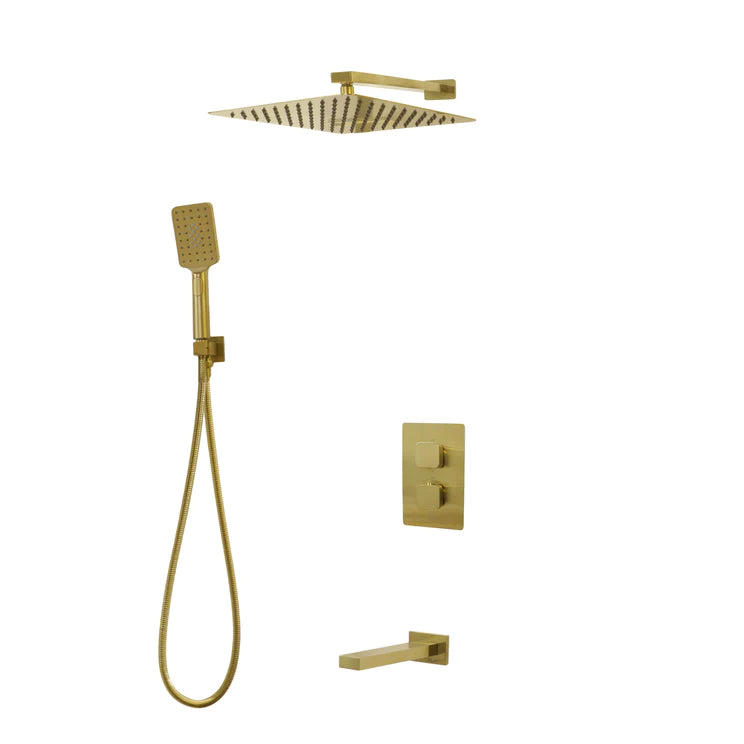 Three Way Thermostatic Shower System F57123-FM16BTS - Golzar Home