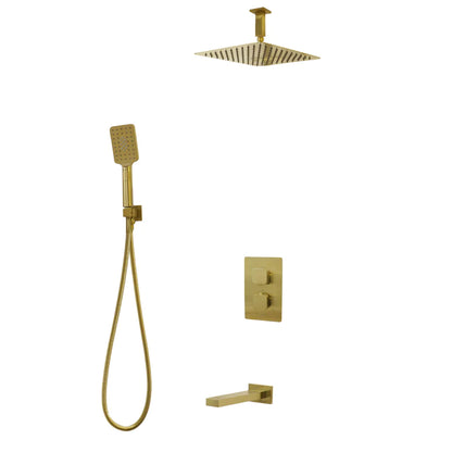 Three Way Thermostatic Shower System F57123-FM16BTS - Golzar Home