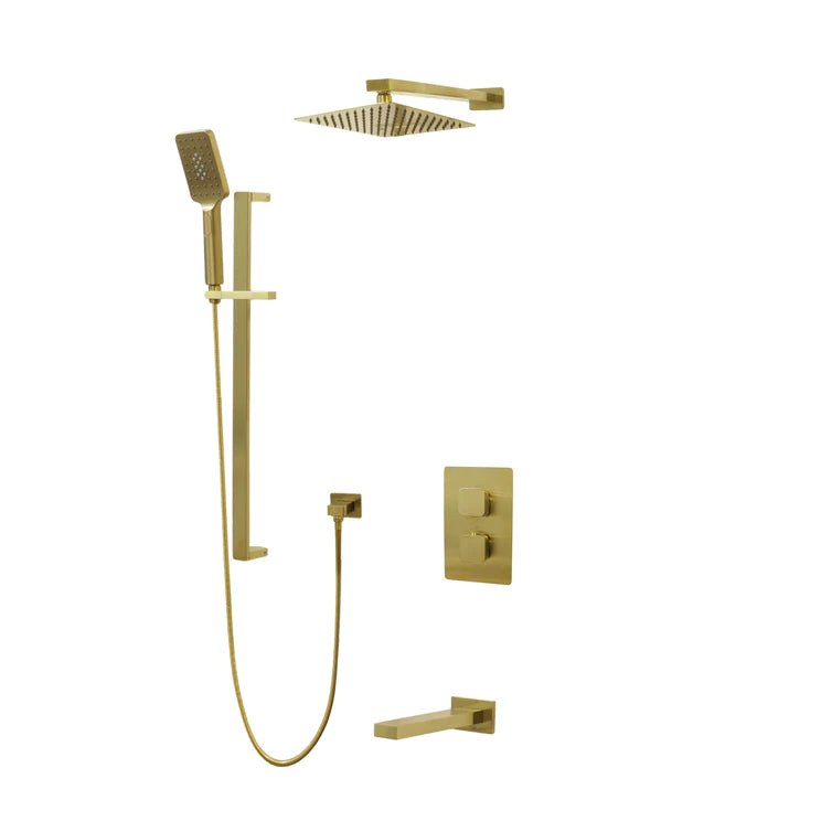 Three Way Thermostatic Shower System F57123-FM16ATS - Golzar Home