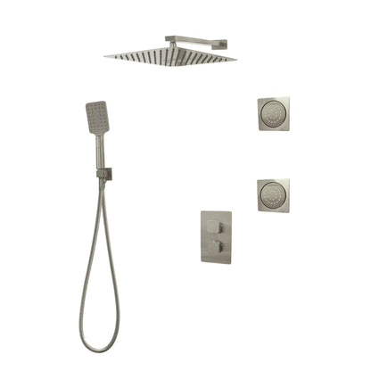 Three Way Thermostatic Shower System F57123-4C16BLB2 - Golzar Home