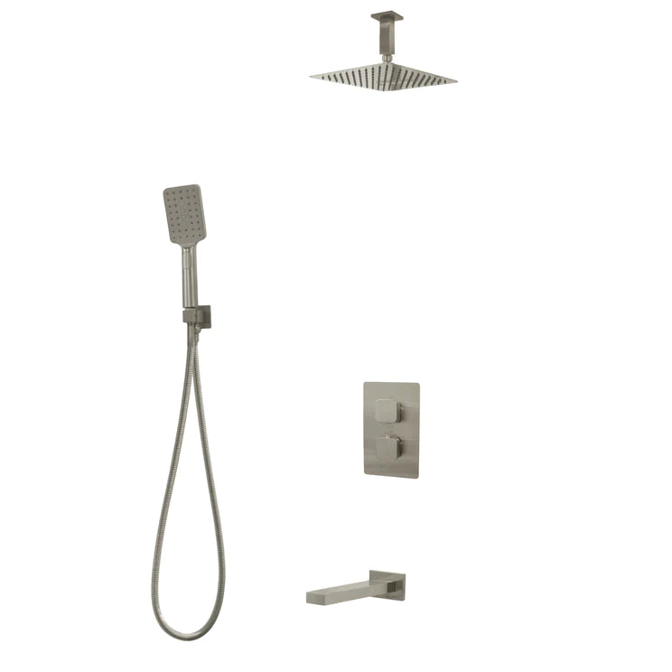 Three Way Thermostatic Shower System F57123-FM16BTS - Golzar Home