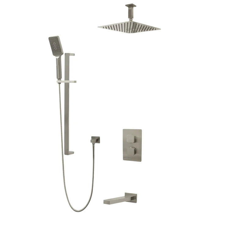 Three Way Thermostatic Shower System F57123-FM16ATS - Golzar Home