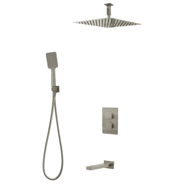 Three Way Thermostatic Shower System F57123-FM16BTS - Golzar Home