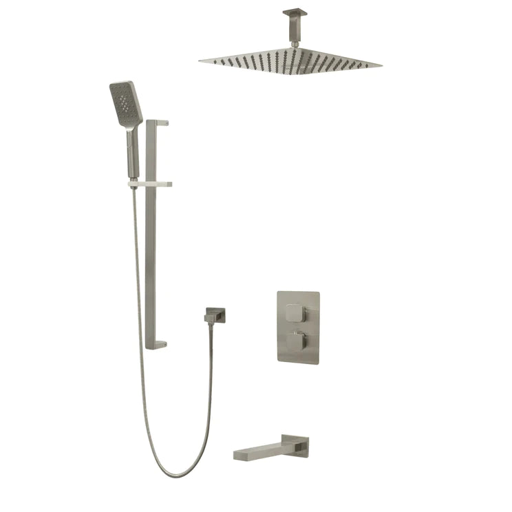 Three Way Thermostatic Shower System F57123-FM16ATS - Golzar Home