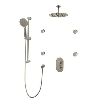 Three Way Thermostatic Shower System F57104-W12ASB4 - Golzar Home