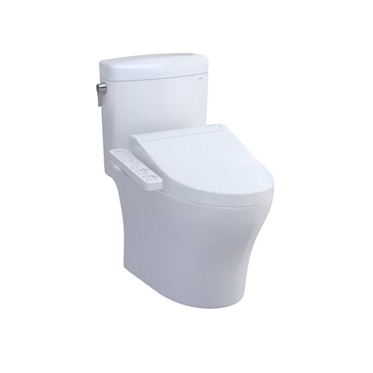 TOTO Aquia IV-WASHLET+ CUBE Dual Flush Two-piece toilet - 1.28 / 0.9 GPF