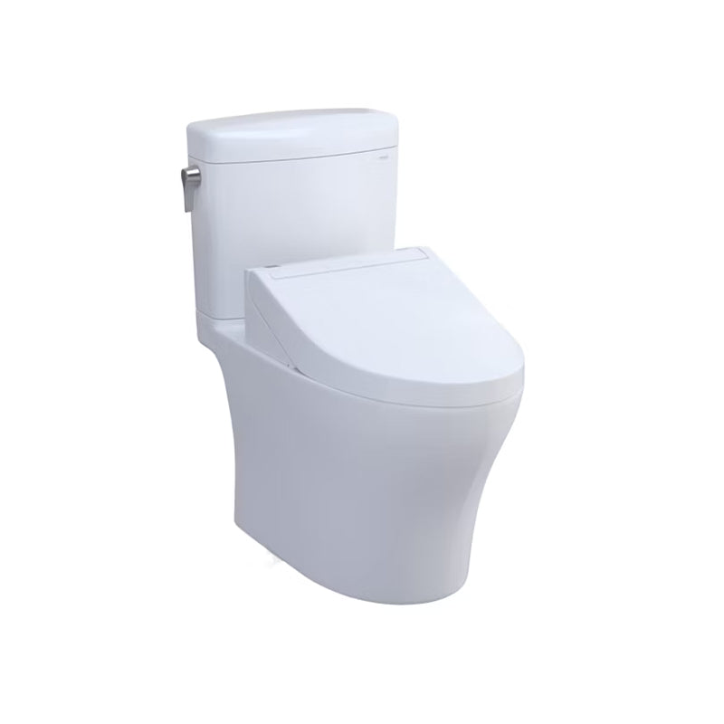 TOTO Aquia IV Washlet+ Cube Two-Piece Toilet - 1.28 GPF - Universal Height - Golzar Home