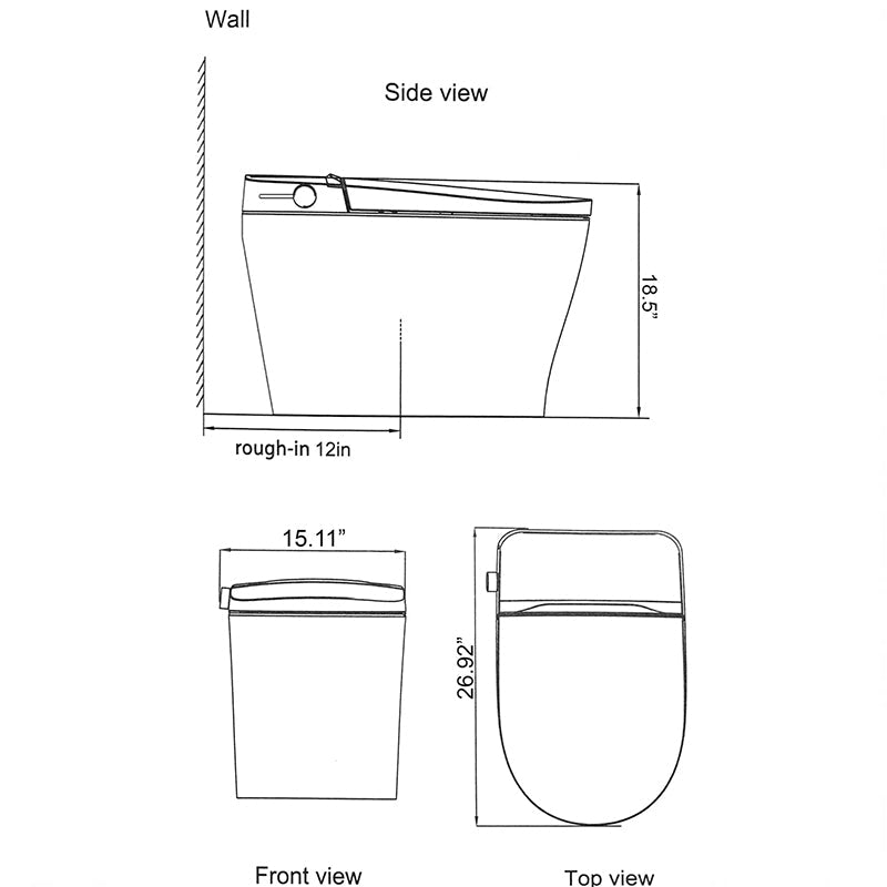 Canary Integrated Smart Toilet - Golzar Home