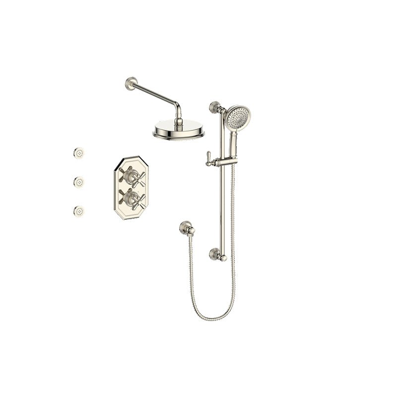 CARINTHIA 3 - WAY TH SHOWER KIT WITH BODY JETS - SET.CX.320.810 - Golzar Home