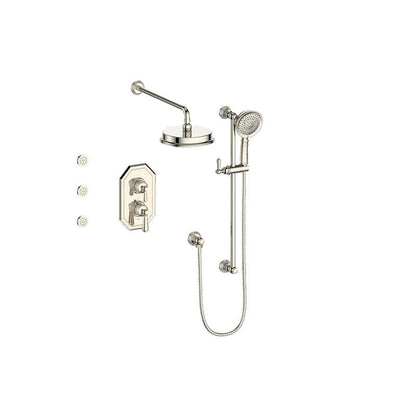 CARINTHIA 3 - WAY TH SHOWER KIT WITH BODY JETS - SET.CX.320.810 - Golzar Home