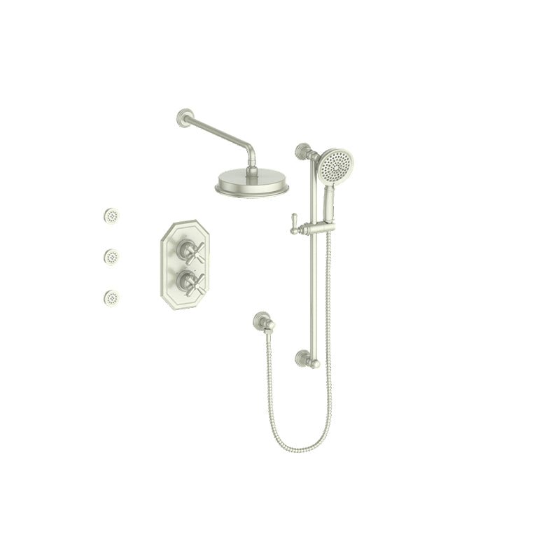 CARINTHIA 3 - WAY TH SHOWER KIT WITH BODY JETS - SET.CX.320.810 - Golzar Home