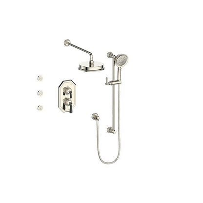 CARINTHIA 3 - WAY TH SHOWER KIT WITH BODY JETS - SET.CX.320.810 - Golzar Home