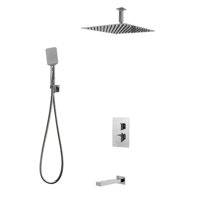 Three Way Thermostatic Shower System F57123-FM16BTS - Golzar Home