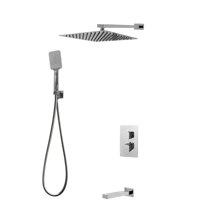 Three Way Thermostatic Shower System F57123-FM16BTS - Golzar Home