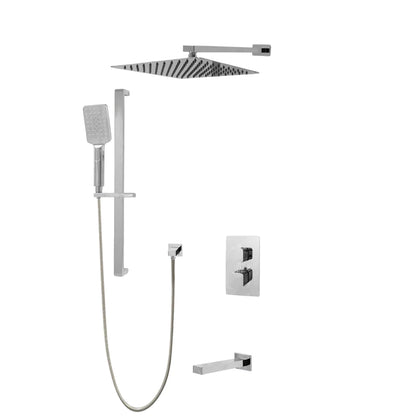 Three Way Thermostatic Shower System F57123-FM16ATS - Golzar Home