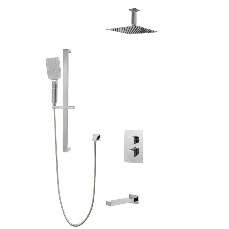 Three Way Thermostatic Shower System F57123-FM16ATS - Golzar Home