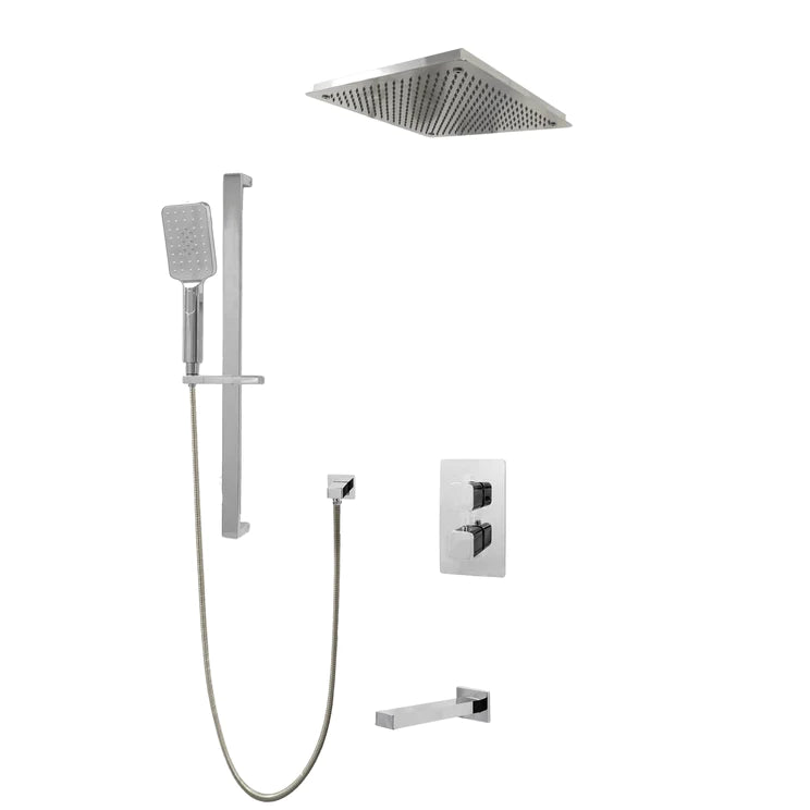 Three Way Thermostatic Shower System F57123-FM16ATS - Golzar Home