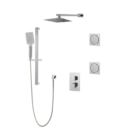 Three Way Thermostatic Shower System F57123-4C16ALB2 - Golzar Home