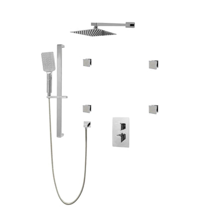 Three Way Thermostatic Shower System F57123-W16ASB4 - Golzar Home