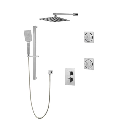 Three Way Thermostatic Shower System F57123-4C16ALB2 - Golzar Home