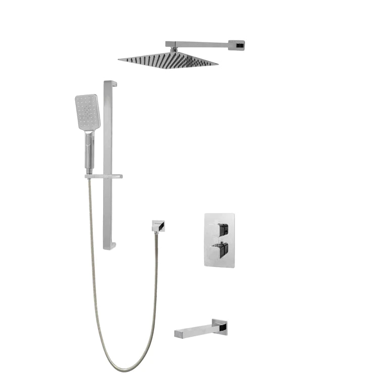 Three Way Thermostatic Shower System F57123-FM16ATS - Golzar Home