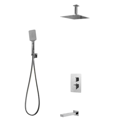 Three Way Thermostatic Shower System F57123-FM16BTS - Golzar Home