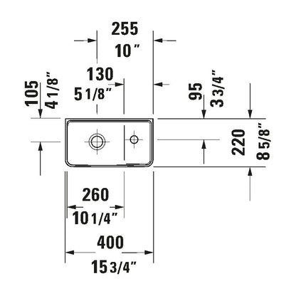 D - Neo Hand Rinse Wall - Mount Washbasin - Golzar Home