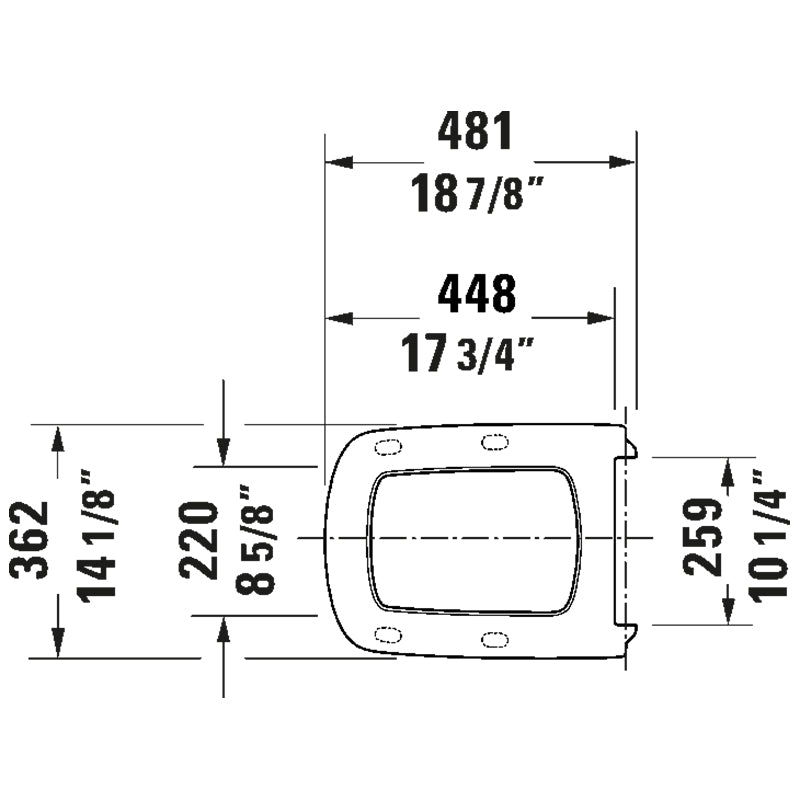 Duravit DuraStyle Toilet Seat 002639 - Golzar Home