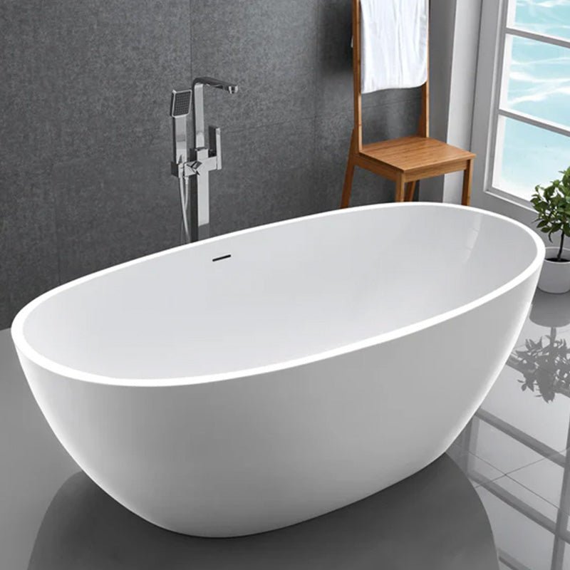 Egg Plus One - Piece Freestanding Bathtub - Golzar Home