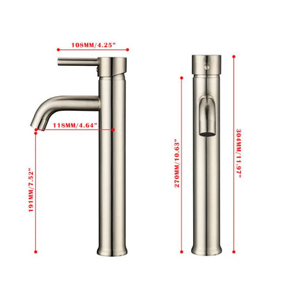 ELEGANTE Vessel Sink Bathroom Faucet - F11T04 - Golzar Home