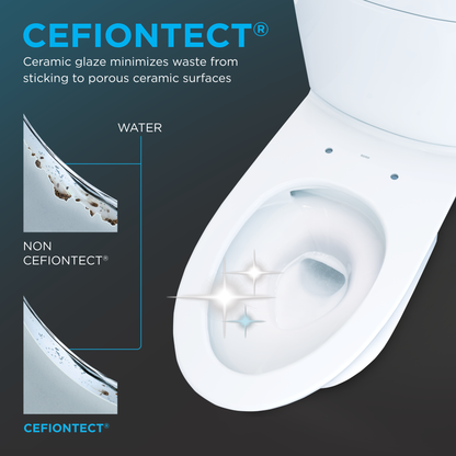 TOTO Aquia IV One-piece Toilet 1.28/0.9 GPF - Universal Height