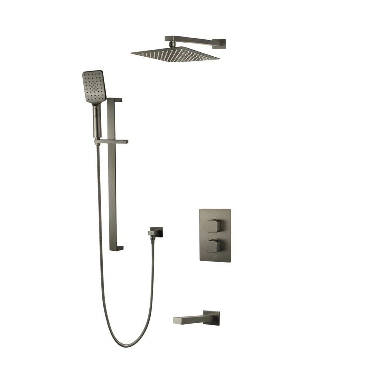 Three Way Thermostatic Shower System F57123-FM16ATS - Golzar Home