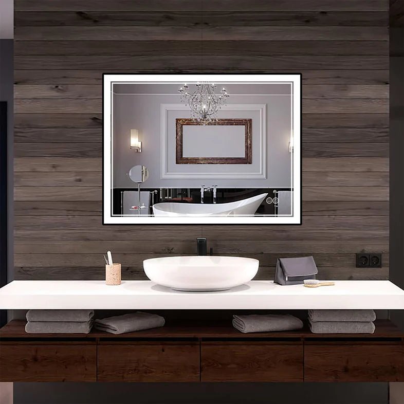 Kodaen Infinity SP Frontlit Framed Bathroom LED Vanity Mirror - Golzar Home