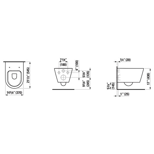 Laufen Kartell Wall Hung Toilet - Golzar Home