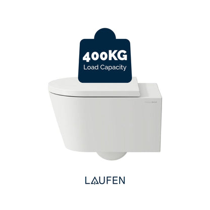 Laufen Kartell Wall Hung Toilet Complete Set White - Golzar Home