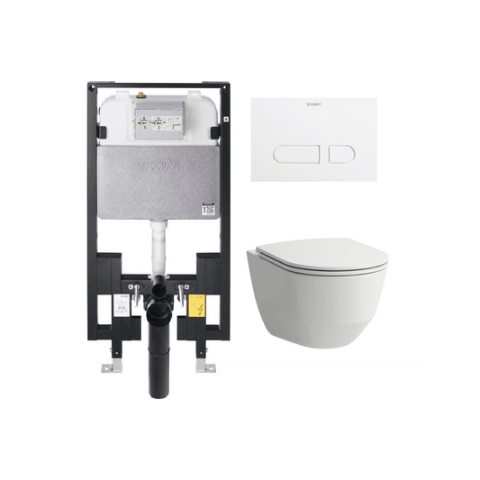 Laufen Pro Wall Hung Toilet Complete Set - Golzar Home