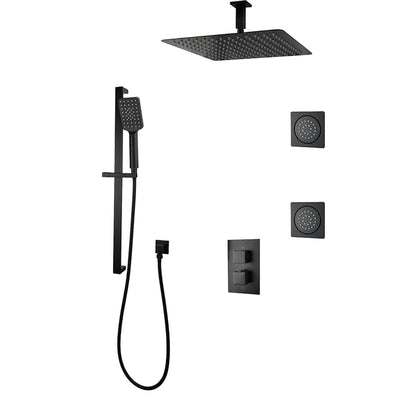 Three Way Thermostatic Shower System F57123-4C16ALB2 - Golzar Home