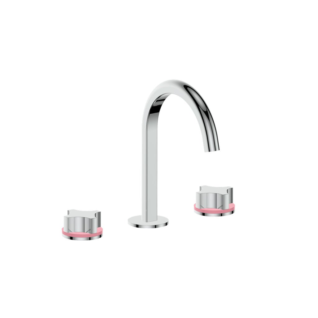 MOND 8 - inch WIDESPREAD LAVATORY FAUCET WITH POP - UP DRAIN - BF.MX.1311 - M2 - Golzar Home