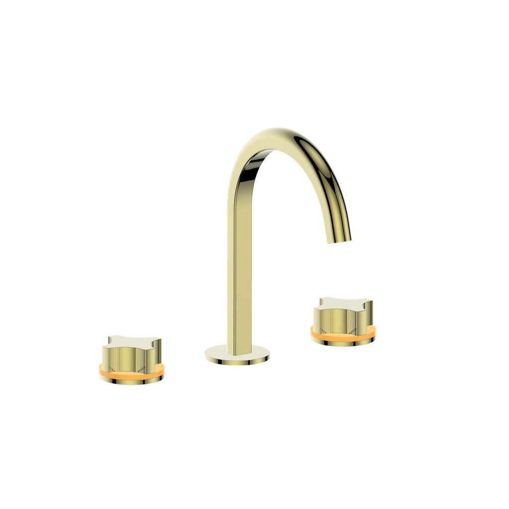 MOND 8 - inch WIDESPREAD LAVATORY FAUCET WITH POP - UP DRAIN - BF.MX.1311 - M2 - Golzar Home