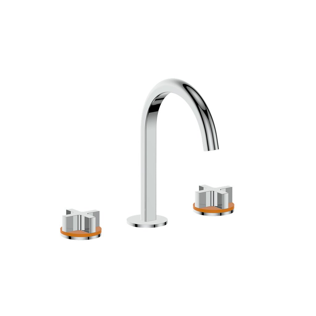 MOND 8 - inch WIDESPREAD LAVATORY FAUCET WITH POP - UP DRAIN - BF.MX.1311 - M3 - Golzar Home