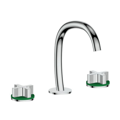 MOND 8 - inch WIDESPREAD LAVATORY FAUCET WITH POP - UP DRAIN M3.1331 - Golzar Home