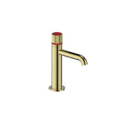 MOND SINGLE HOLE LAVATORY FAUCET WITH POP - UP DRAIN - BF.MD.1001.BG - Golzar Home