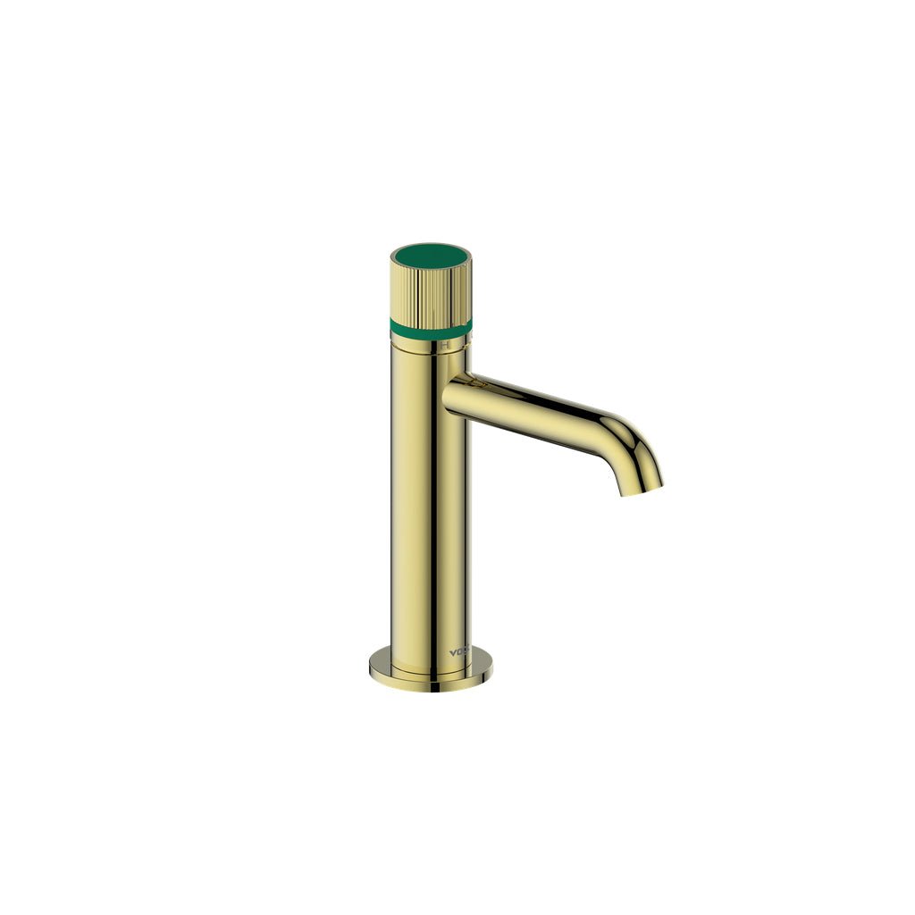 MOND SINGLE HOLE LAVATORY FAUCET WITH POP - UP DRAIN - BF.MD.1001.BG - Golzar Home