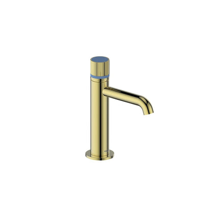 MOND SINGLE HOLE LAVATORY FAUCET WITH POP - UP DRAIN - BF.MD.1001.BG - Golzar Home