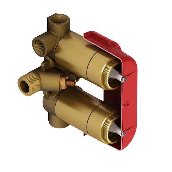 Riobel R46 Type TP thermostaticpressure balance 4-way double coaxial valve rough without cartridge