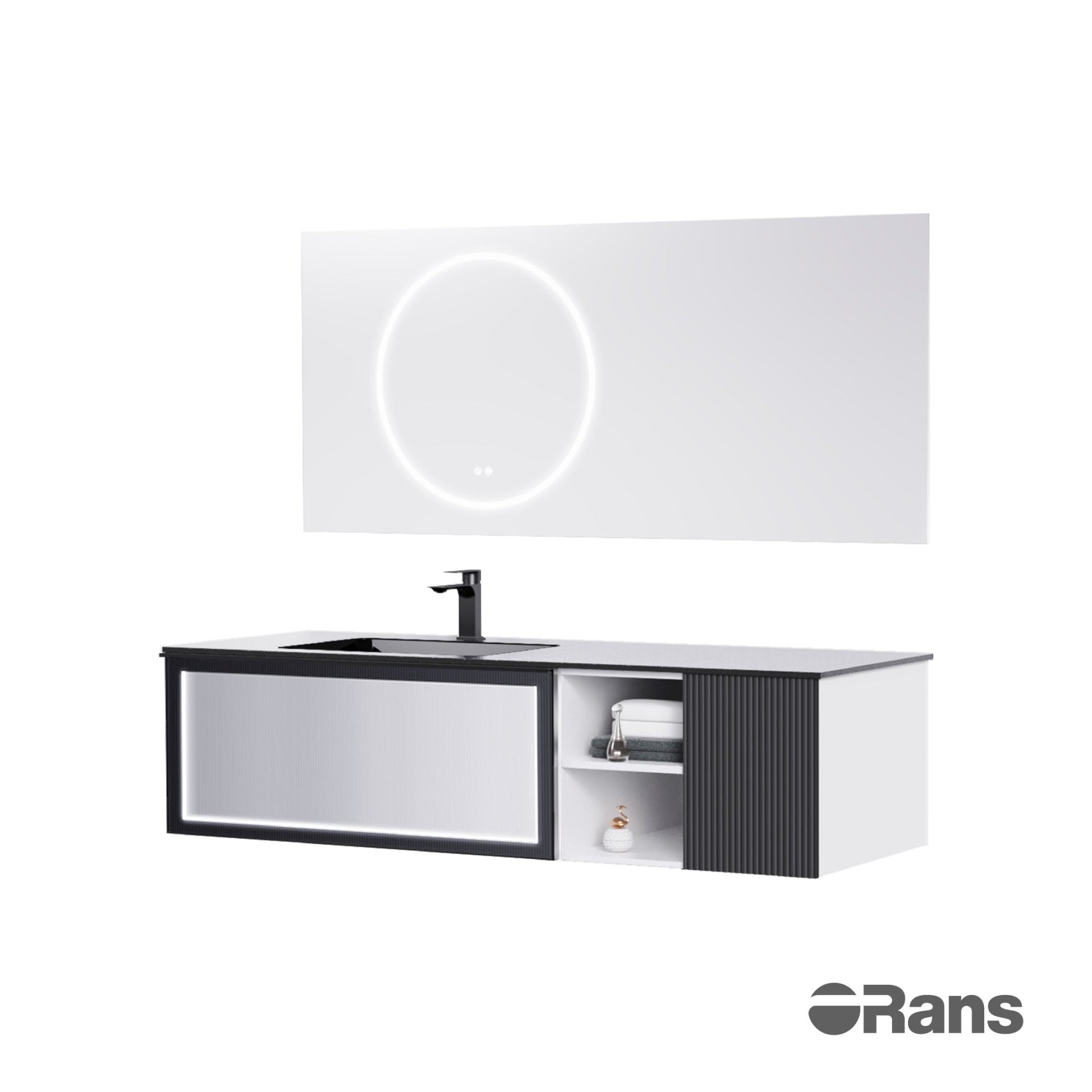 Orans 63" Wall - Mount Single Sink Vanity - Golzar Home